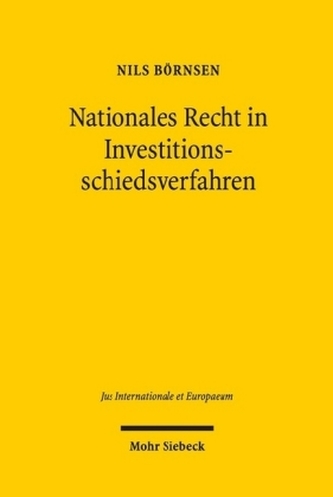 Nationales Recht in Investitionsschiedsverfahren