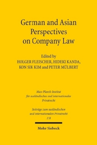 German and Asian Perspectives on Company Law