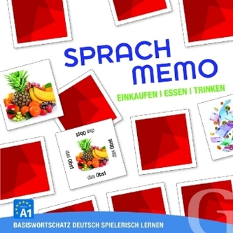 Sprachmemo Deutsch: Einkaufen, Essen & Trinken (Spiel)