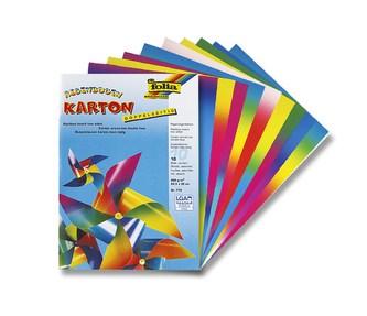 Papier KREATIV dúhový obojstranný 200g 10ks