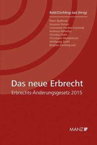 Das neue Erbrecht (f. Österreich)