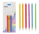 Svíčka 12ks, PARTY neon LUMA