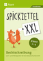 Spickzettel XXL - Rechtschreibung, 8 farbige Poster DIN A2