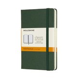 Moleskine Zápisník tvrdý linkovaný zelený S