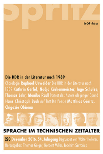 Die 'DDR' in der Literatur nach 1989