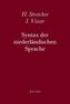 Syntax der niederländischen Sprache