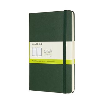 Moleskine Zápisník tvrdý čistý zelený L