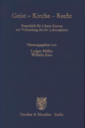 Geist - Kirche - Recht.