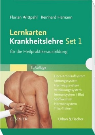 Lernkarten Krankheitslehre für die Heilpraktikerausbildung. Tl.1