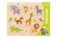 Vkládačka/Puzzle obrysové zvířátka ZOO 37x29 ve fólii
