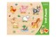 Vkládačka/Puzzle obrysové zvířátka farma 37x29 ve fólii