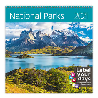 National Parks - nástěnný LP kalendář 2021