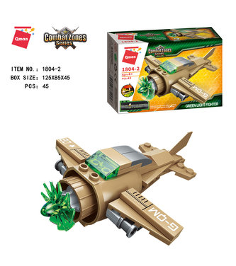 Qman Raider Aircraft 1804-2 Bojové letadlo Green Light