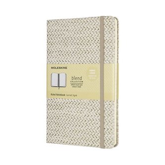 Moleskine Blend zápisník linkovaný béžový L