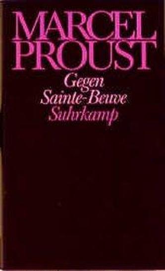 Gegen Sainte-Beuve
