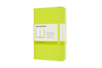 Moleskine Zápisník měkký čistý žlutozelený S