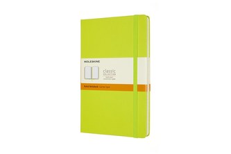 Moleskine Zápisník tvrdý linkovaný žlutozelený L