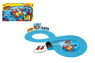 Autodráha Carrera 1. First Mickey Racers 2,4m plast na baterie v krabici 50x30x8cm