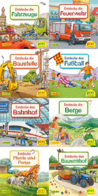 Pixi-Buch 2179-2186 (Entdecke deine Welt 3), 8 Hefte