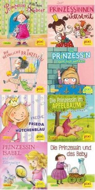 Pixi-Buch 2187-2194 (Pixis starke Prinzessinnen), 8 Hefte