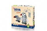 Stavebnica Seva Zvieratá vtáčatá plast 347 dielikov v krabici 35x33x5cm