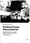 Political Power Reconsidered