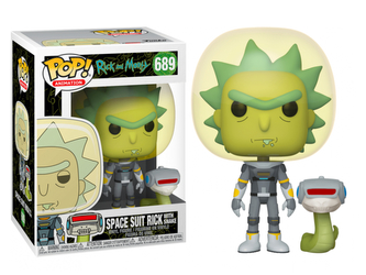 Funko POP Animation: Rick & Morty S2 - Space Suit Rick w/Snake