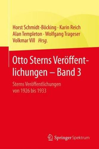 Otto Sterns Veröffentlichungen. Bd.3