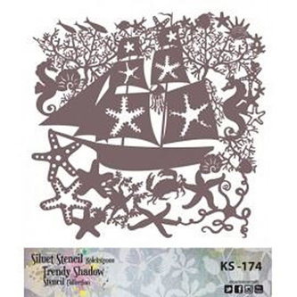 Šablona Cadence stínová - mořská loď