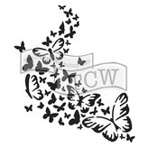TCW šablona 30,5 x 30,5 cm - Butterfly trail