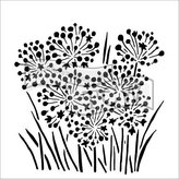 TCW šablona 30,5 x 30,5 cm - Onion Blossoms