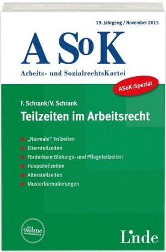 ASoK-Spezial Teilzeiten im Arbeitsrecht (f. Österreich)
