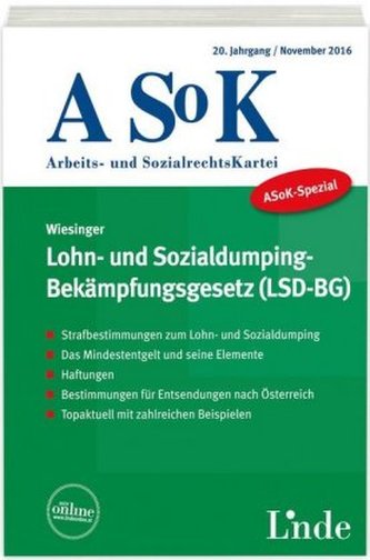 ASoK-Spezial Lohn- und Sozialdumping-Bekämpfungsgesetz (LSD-BG) (f. Österreich)