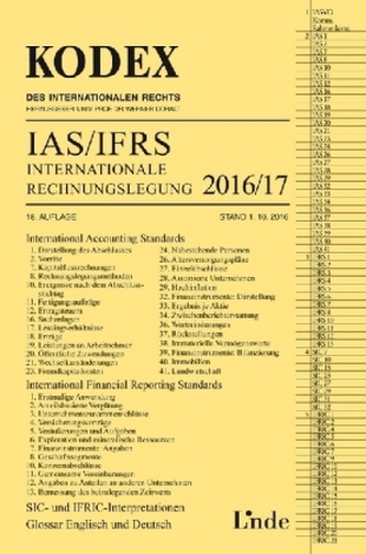 KODEX Internationale Rechnungslegung IAS/IFRS 2016/17