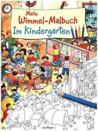 Mein Wimmel-Malbuch - Im Kindergarten