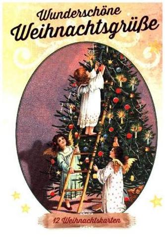 Wunderschöne Weihnachtsgrüße, 12 Weihnachtskarten