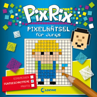 Pix Rix: Pixelrätsel für Jungs (Fortgeschrittene)
