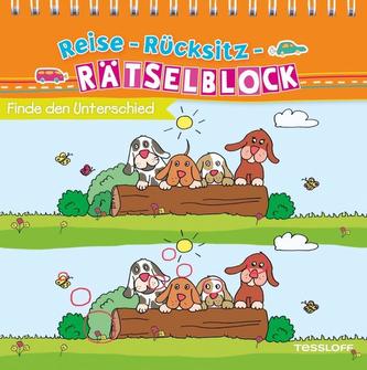Reise-Rücksitz-Rätselblock - Finde den Unterschied!