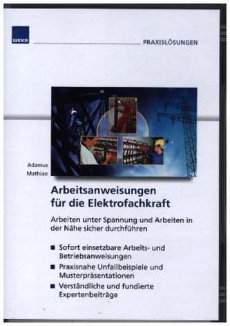 Arbeitsanweisung für die Elektrofachkraft, CD-ROM