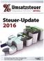 Steuer-Update 2016