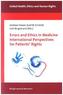 Errors and Ethics in Medicine. International Perspectives for Patients' Rights