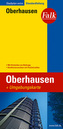 Falk Plan Stadtplan Extra Standardfaltung Oberhausen mit Ortsteilen von Bottrop