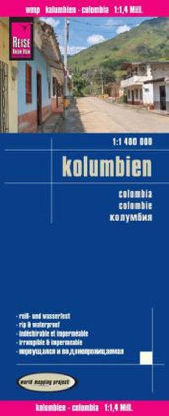 World Mapping Project Reise Know-How Landkarte Kolumbien (1:1.400.000). Colombia / Colombie