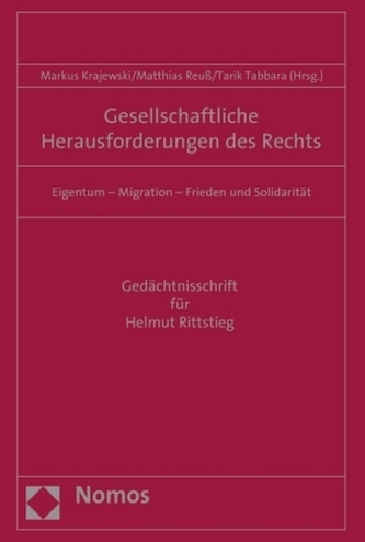 Gesellschaftliche Herausforderungen des Rechts