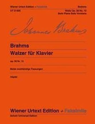 Walzer Nr.15 As-Dur op.39, Klavier