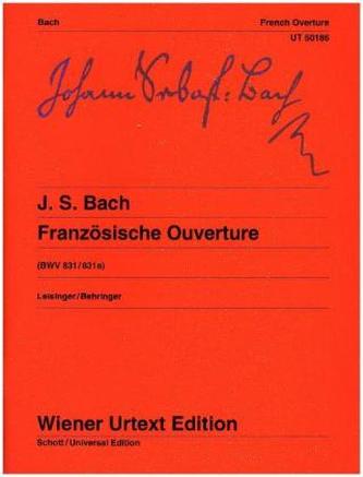 Französische Ouverture, Klavier