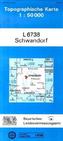 Topographische Karte Bayern Schwandorf