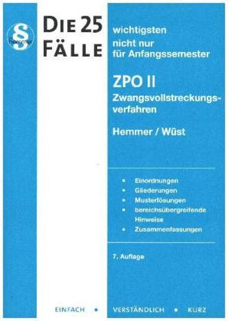 Die 25 wichtigsten Fälle ZPO II