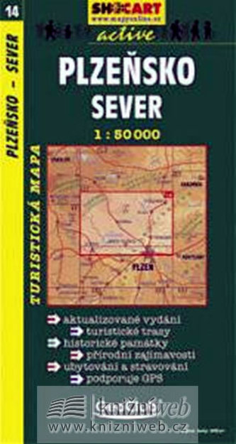 Plzeňsko sever 1:60T - cyklomapa