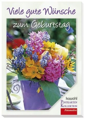 Viele Gute Wünsche zum Geburtstag, Postkarten-Buch